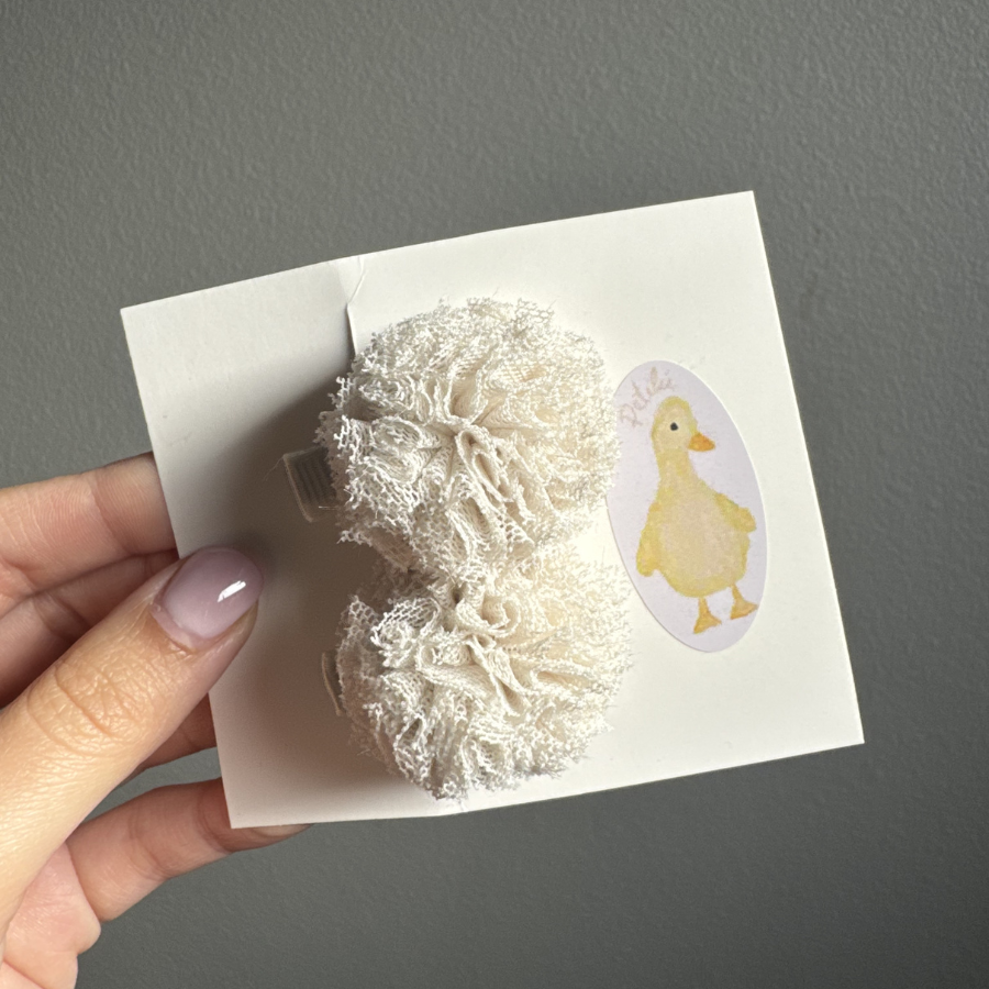 Set of Pompon Clips