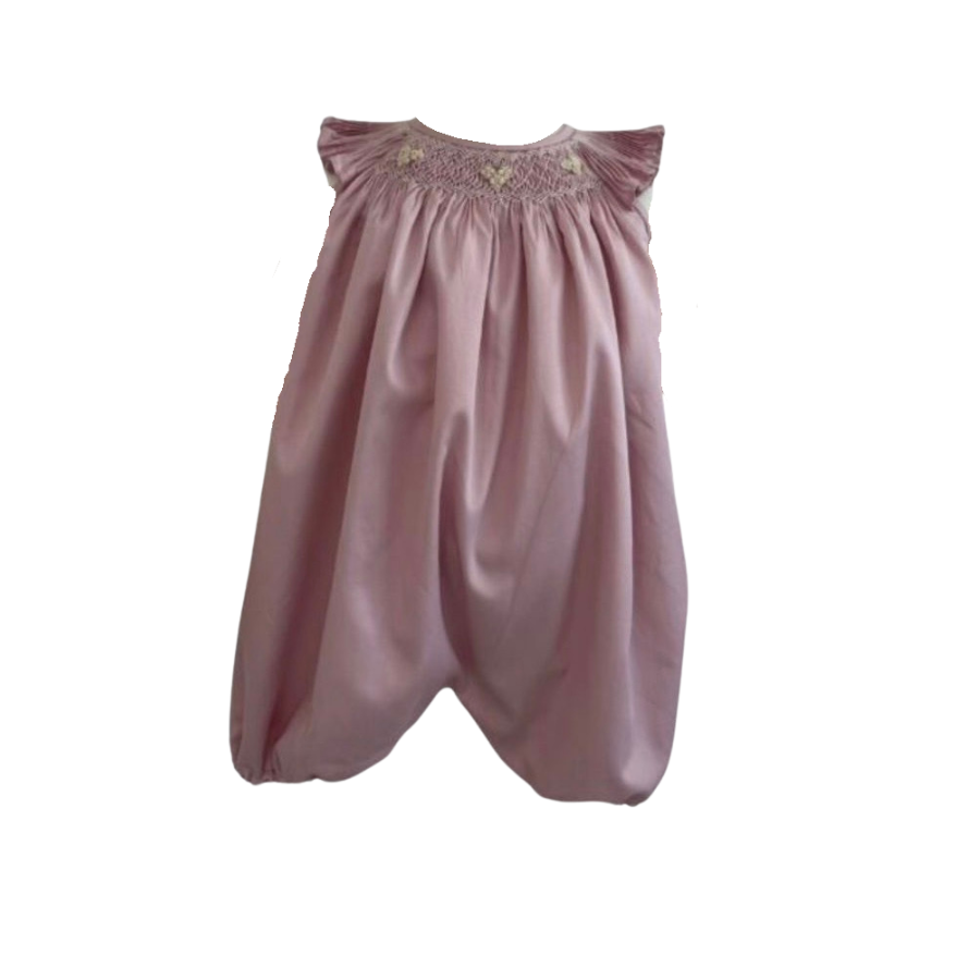 Julieta - Cotton Romper with Smock