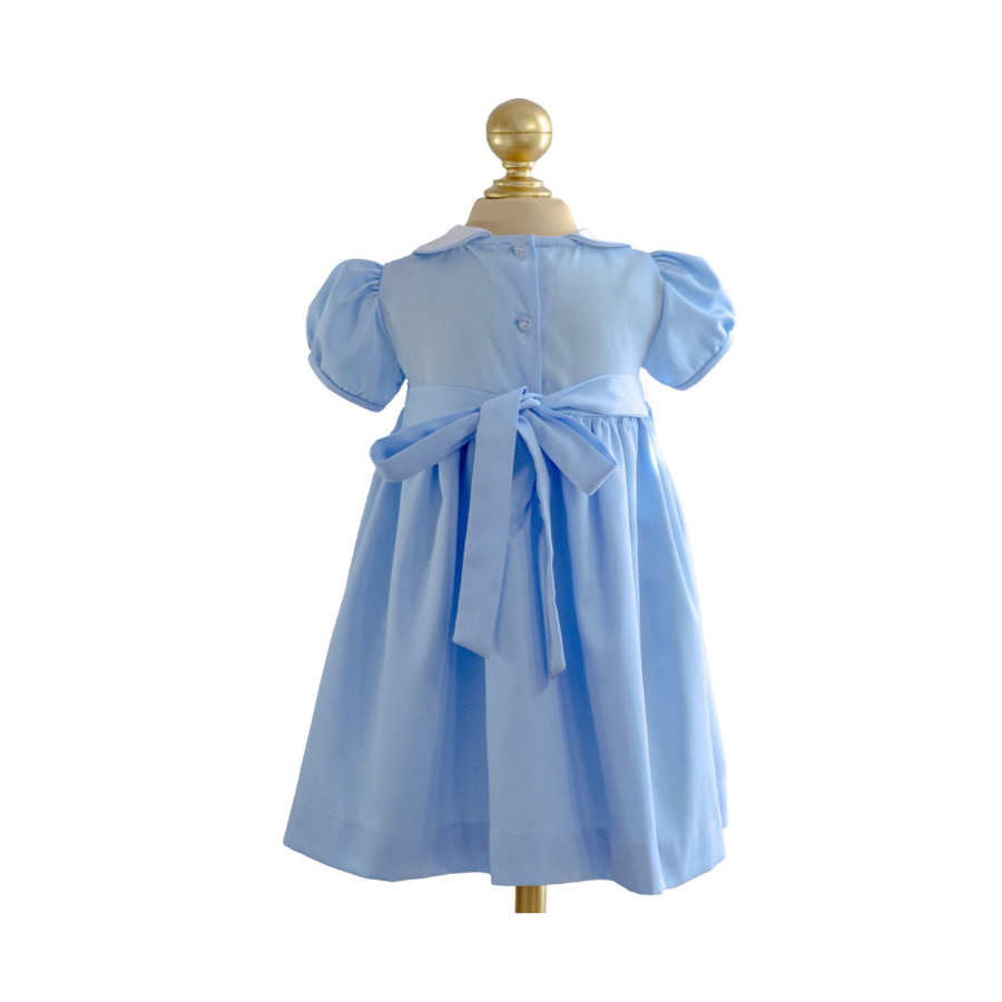 Alessandra - Hand Smocked Dress - Spanish Pique Fabric