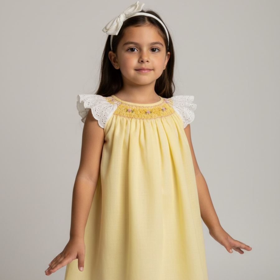Anita - Muslin with Flutter Sleeves