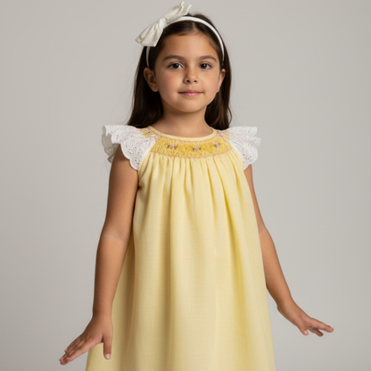 Anita - Muslin with Flutter Sleeves