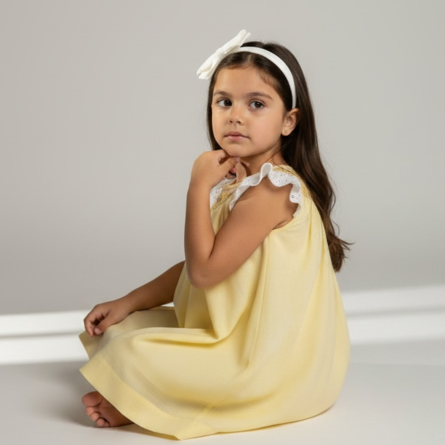 Anita - Muslin with Flutter Sleeves