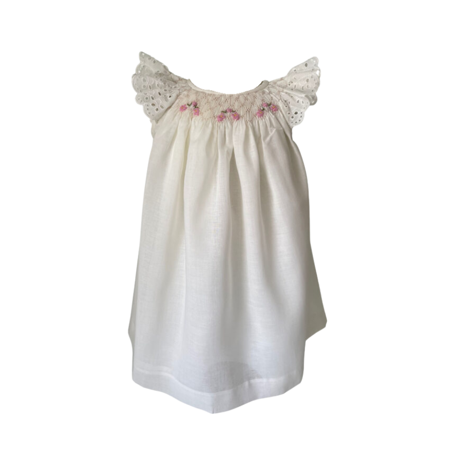Catalina - Muslin with Flutter Sleeves
