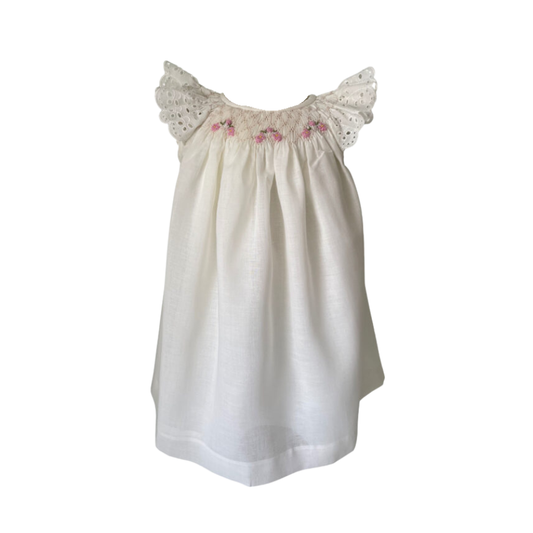 Catalina - Muslin with Flutter Sleeves