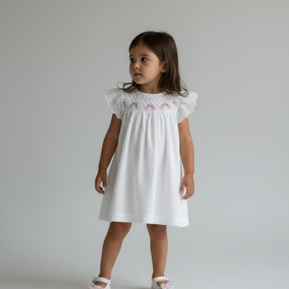 Catalina - Muslin with Flutter Sleeves