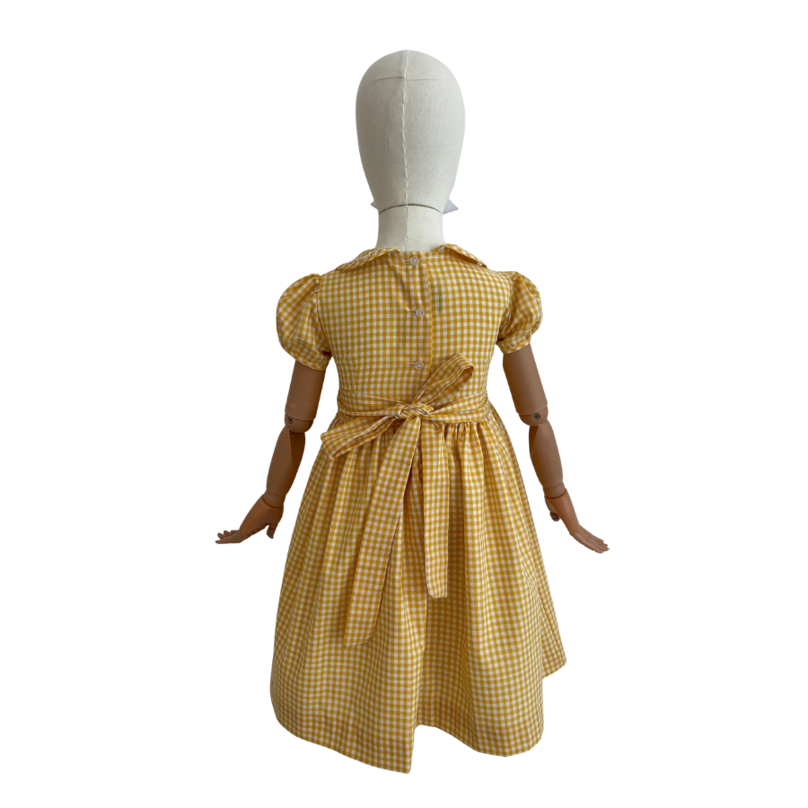 Luciana - Hand Smocked Cotton Dress