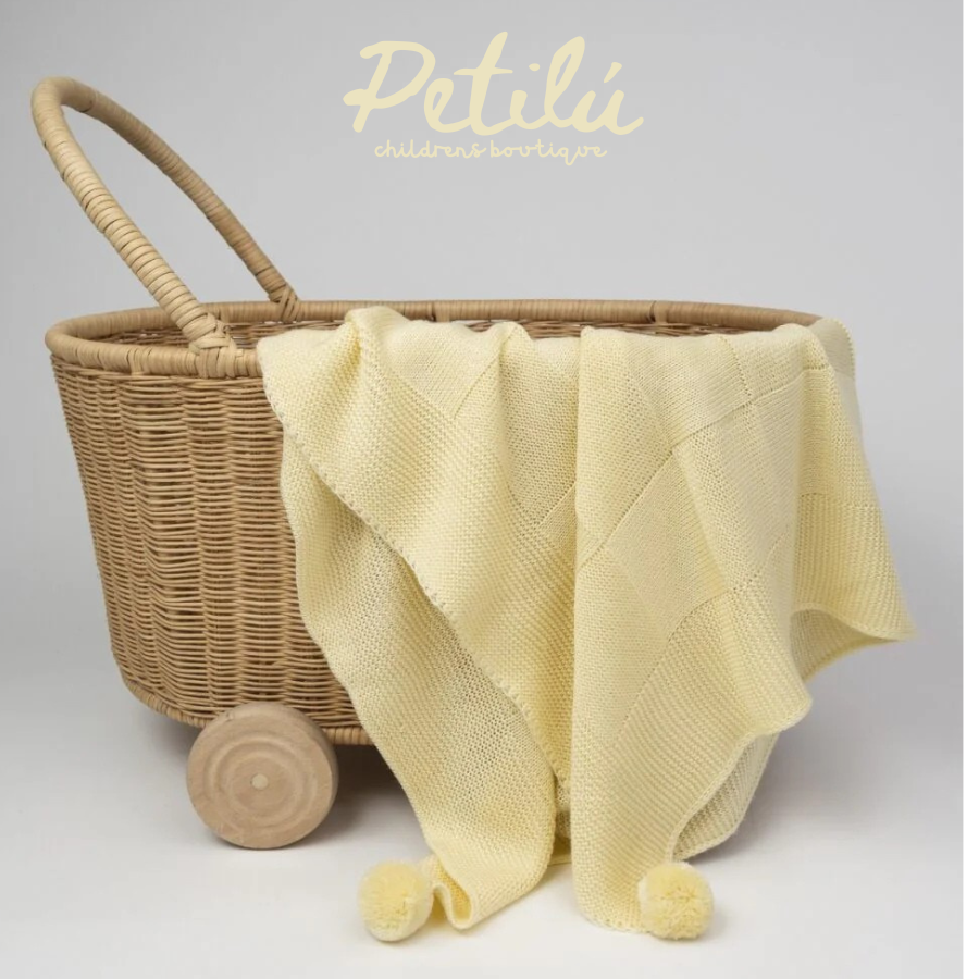 Embroidered Premium Cotton Baby Blanket