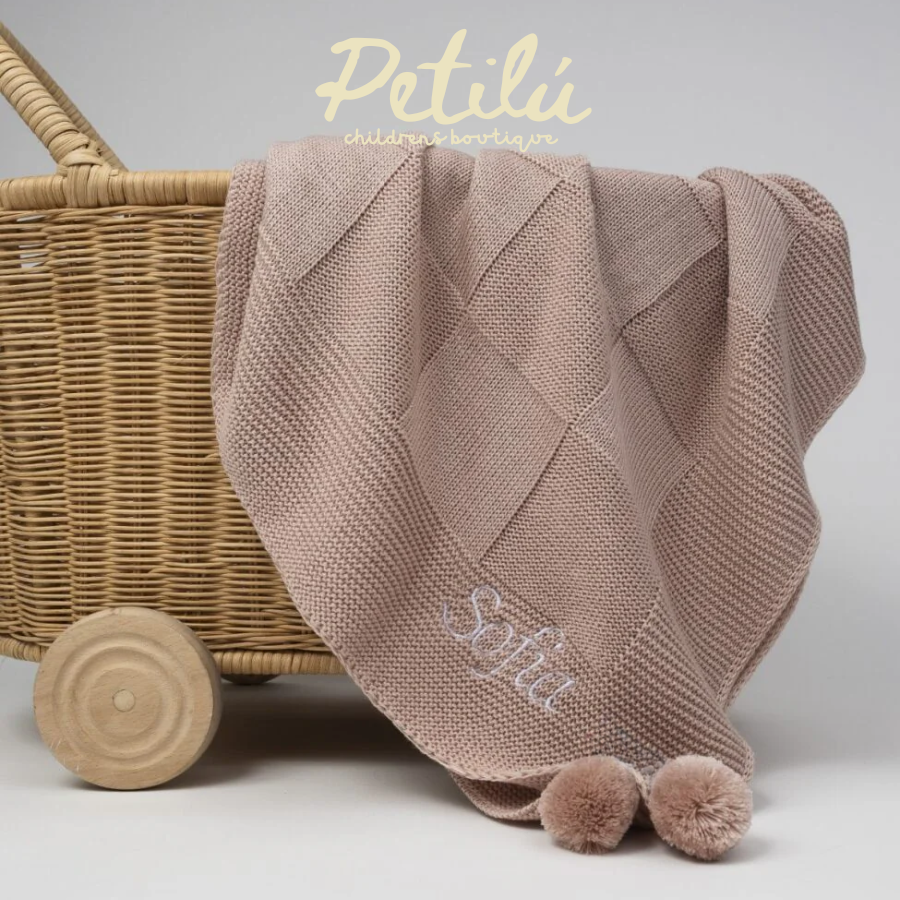 Embroidered Premium Cotton Baby Blanket