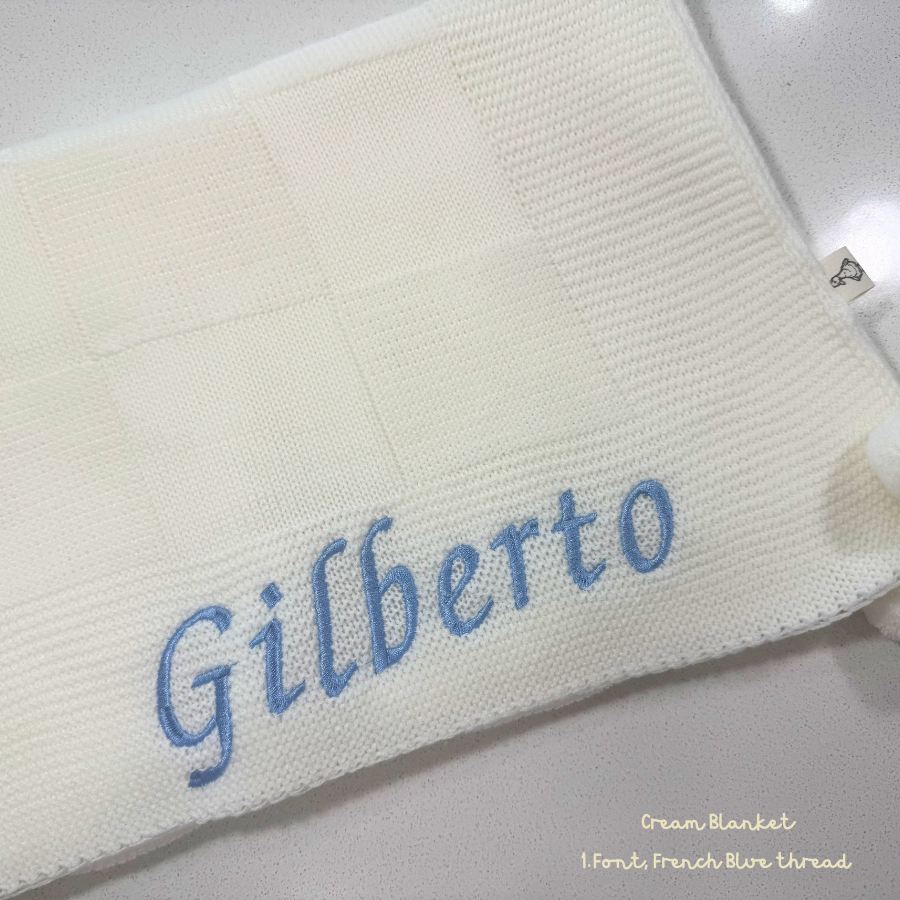 Cotton Baby Blanket - Pompons