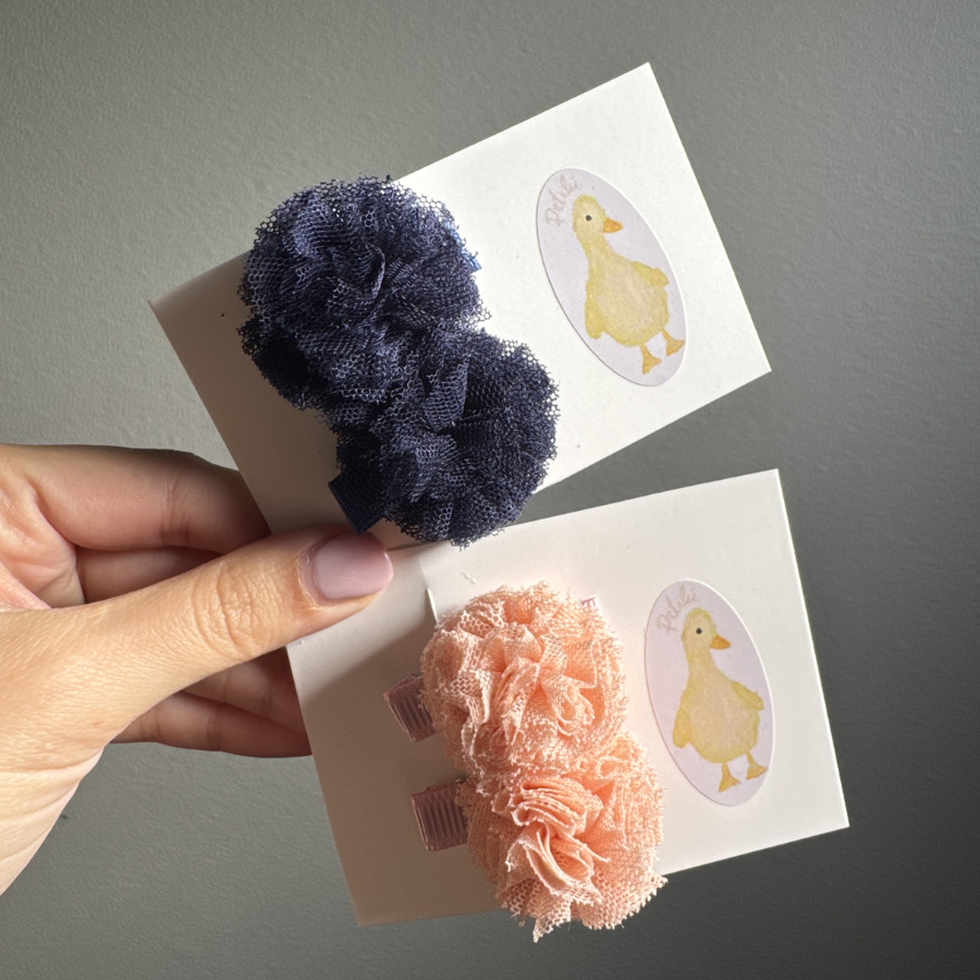 Set of Pompon Clips