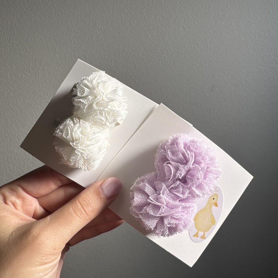 Set of Pompon Clips