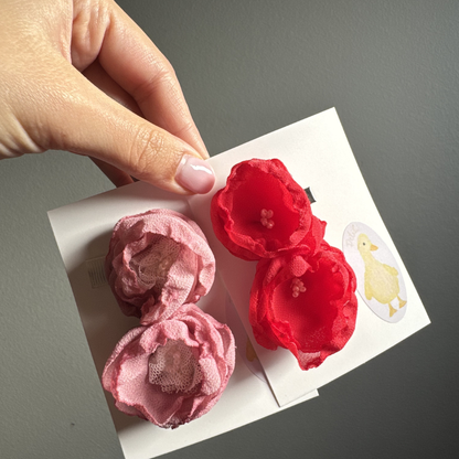 Flower Hair Clips
