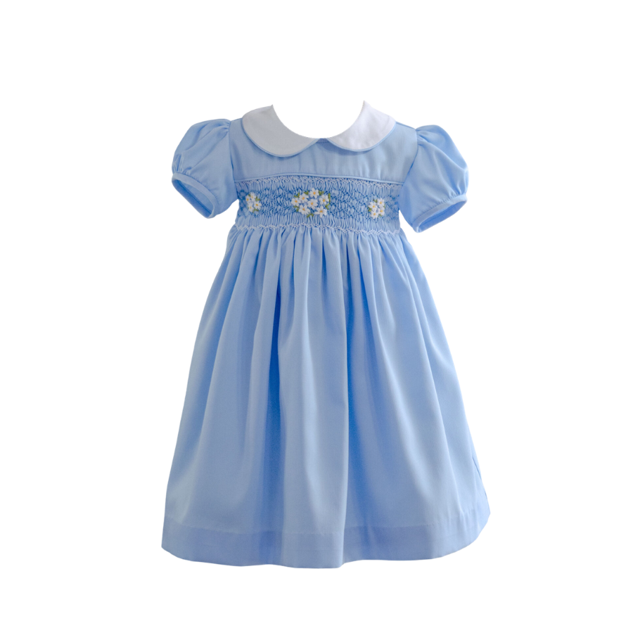 Alessandra - Hand Smocked Dress - Spanish Pique Fabric